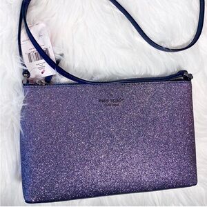 Kate spade dusk navy Joeley glitter crossbody bag 💙